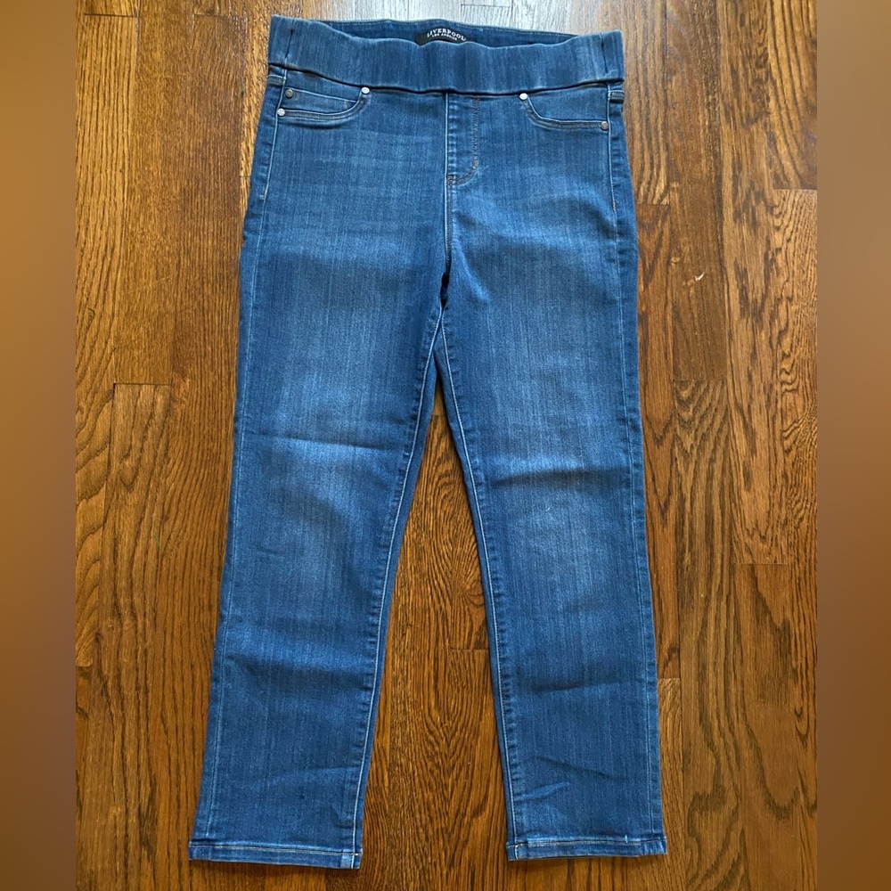 Liverpool The Capri Pull On Jean Women's Size 6/28 EUC Jogging Stretch Pants
